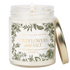 Wildflowers and Salt Soy Patterned Candle - Clear Jar - 9 oz