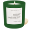 Merry and Bright Soy Candle - Green Matte Jar - 15 oz