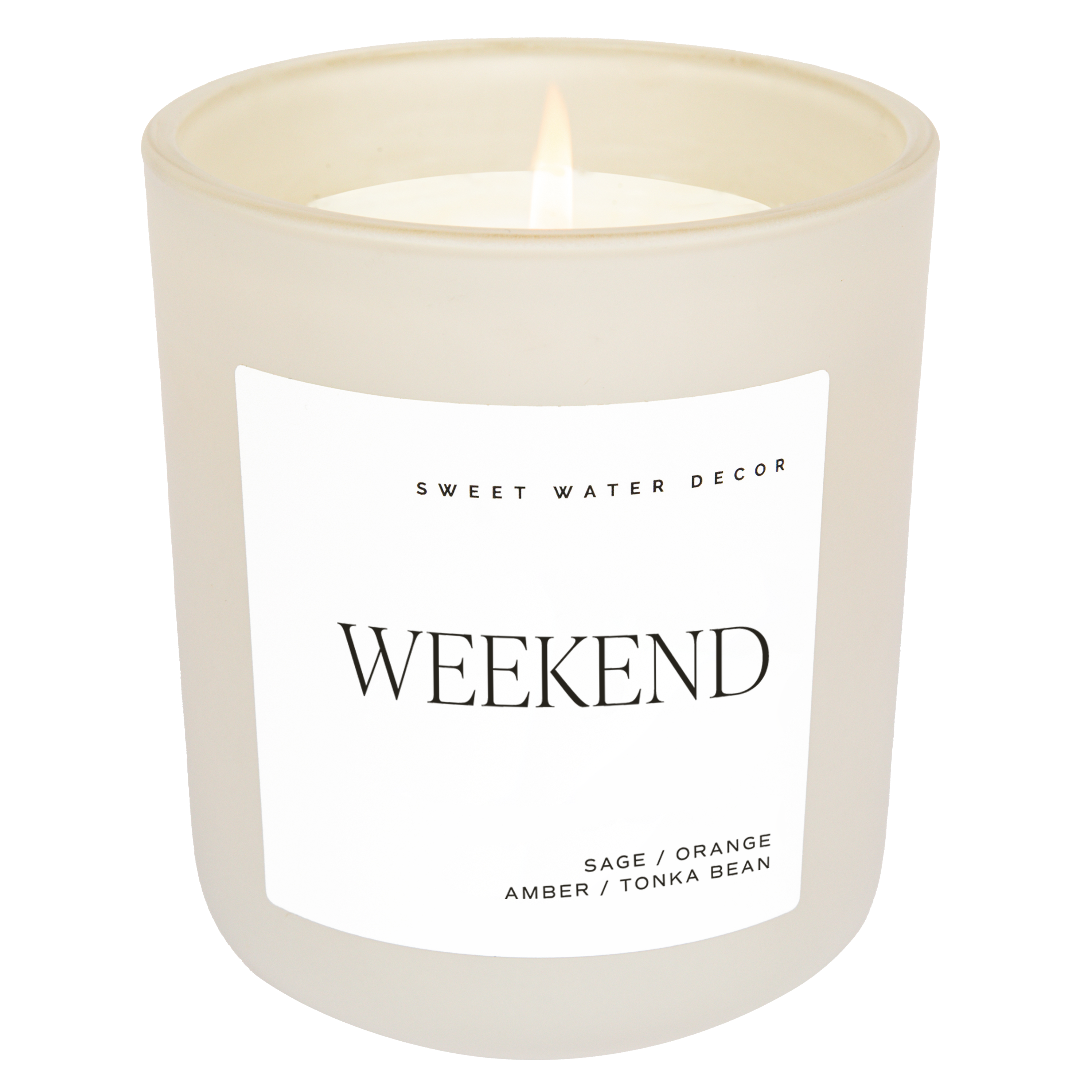 Weekend Soy Candle - Tan Matte Jar - 15 oz