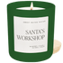 Santa's Workshop Soy Candle - Green Matte Jar - 15 oz (Merry and Bright)