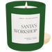 Santa's Workshop Soy Candle - Green Matte Jar - 15 oz (Merry and Bright)