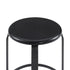Taburete de bar de cocina redondo de madera y metal de 2 piezas Colton de 26"
