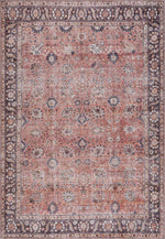 Alfombra lavable roja Ganyangan