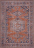 Alfombra lavable Taber color naranja quemado