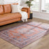 Alfombra lavable Taber color naranja quemado