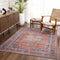 Alfombra lavable Taber color naranja quemado