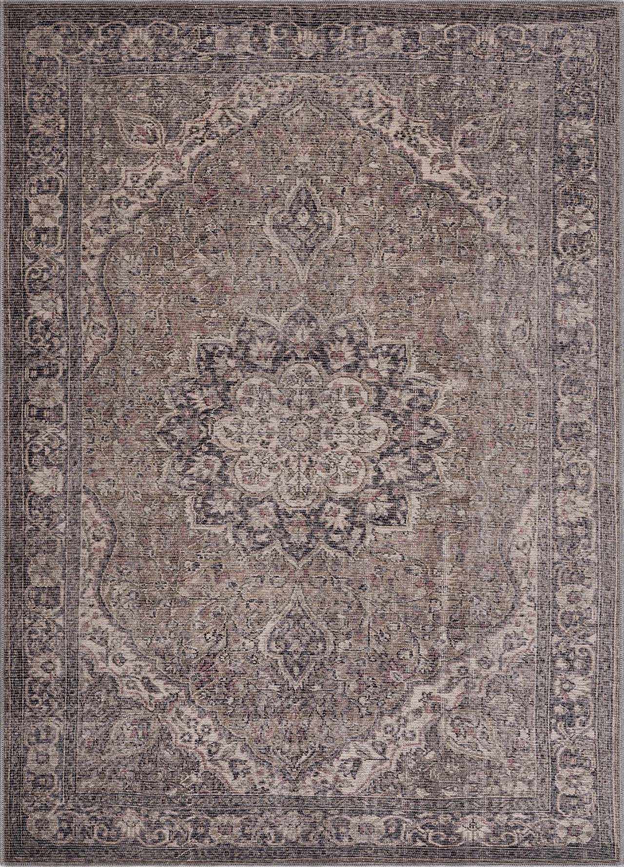 Alfombra lavable azul polvoriento de Greenpoint
