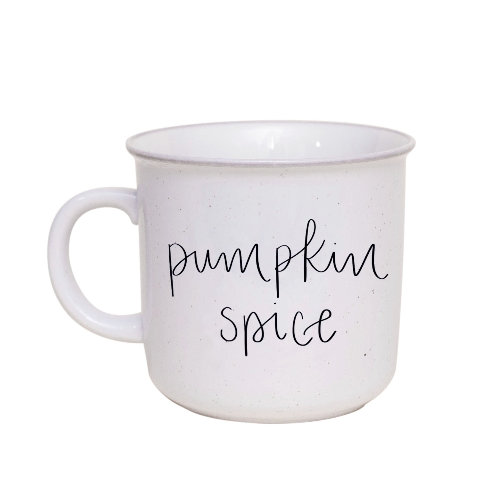 Taza rústica para café con sabor a calabaza y especias, de 16 oz.