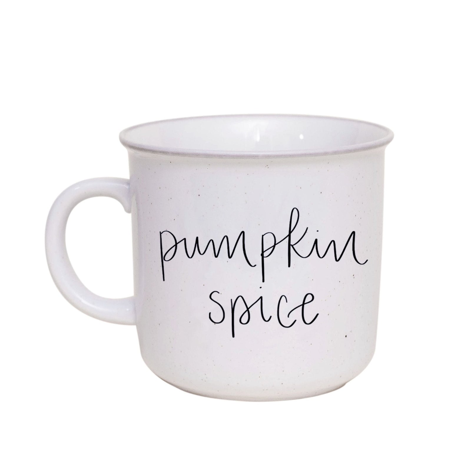 Taza rústica para café con sabor a calabaza y especias, de 16 oz.