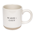 Warm and Cozy 14oz. Stoneware Coffee Mug