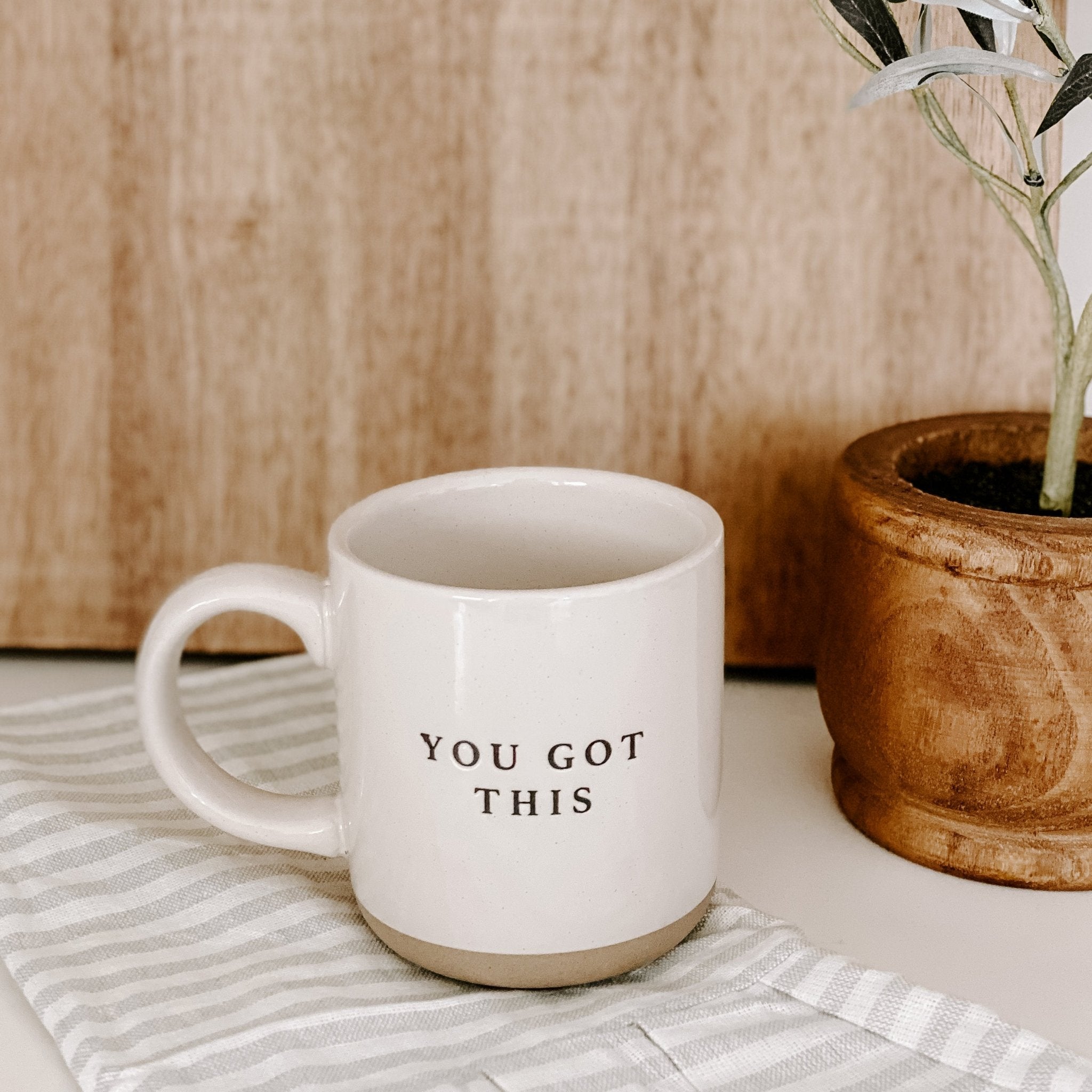 Taza de café de cerámica de 14 oz. 
