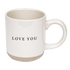 Taza de café de cerámica Love You de 14 oz 