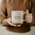 Taza de café de cerámica de 14 oz. "Eres la mejor"