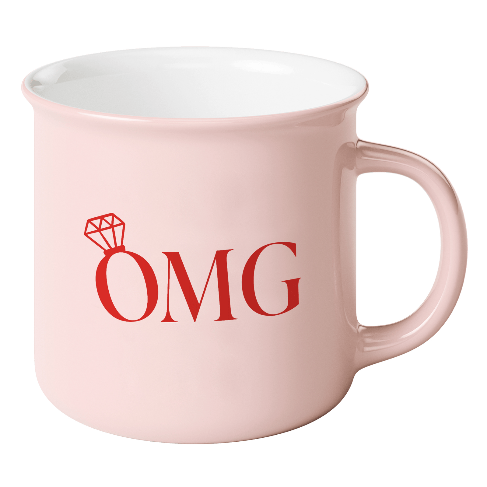 Taza de café OMG de 11 oz con diseño de fogata