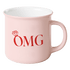 Taza de café OMG de 11 oz con diseño de fogata