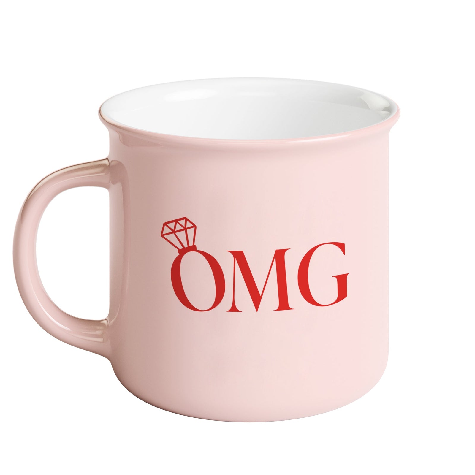 Taza de café OMG de 11 oz con diseño de fogata