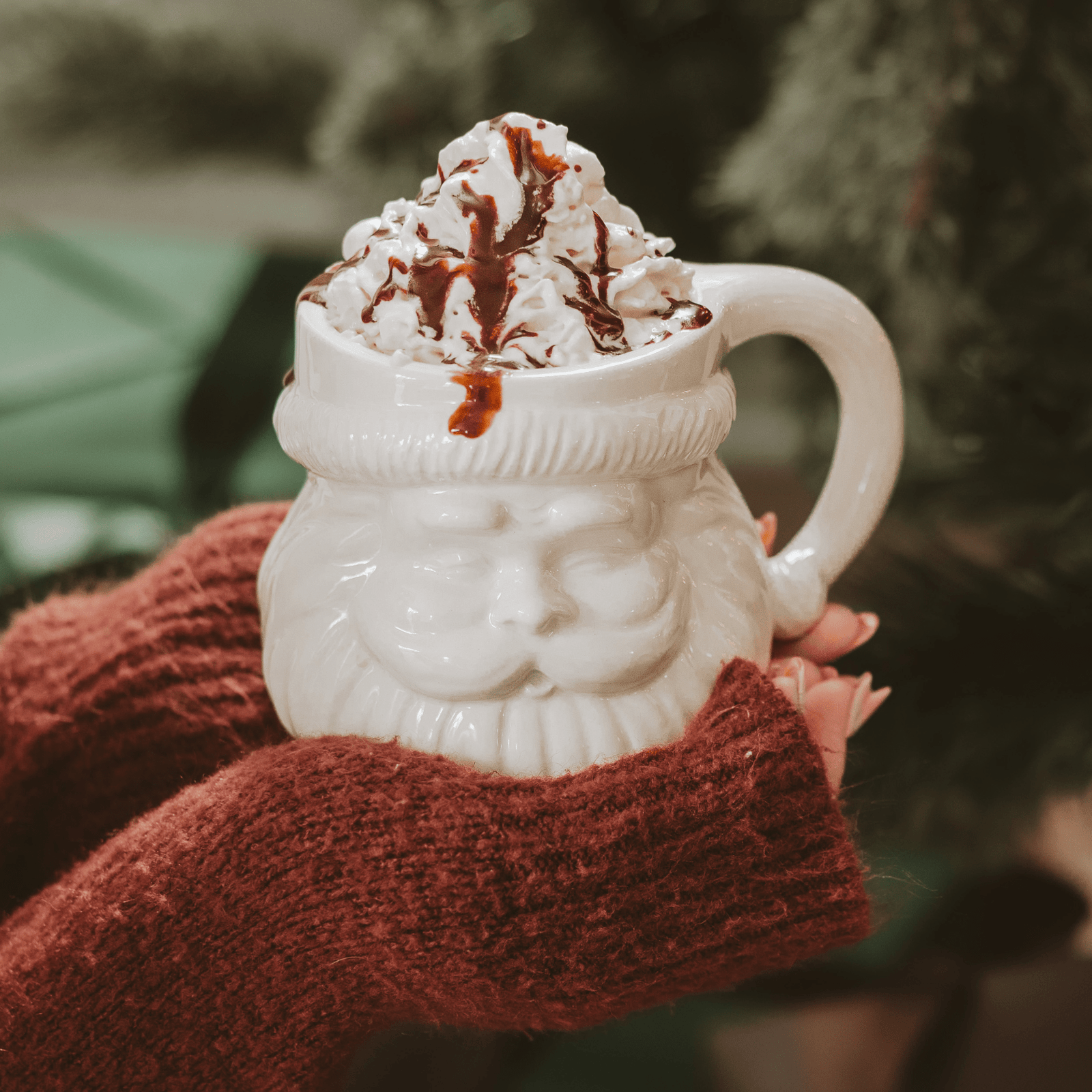 Taza de café con figura de Papá Noel de 433 ml