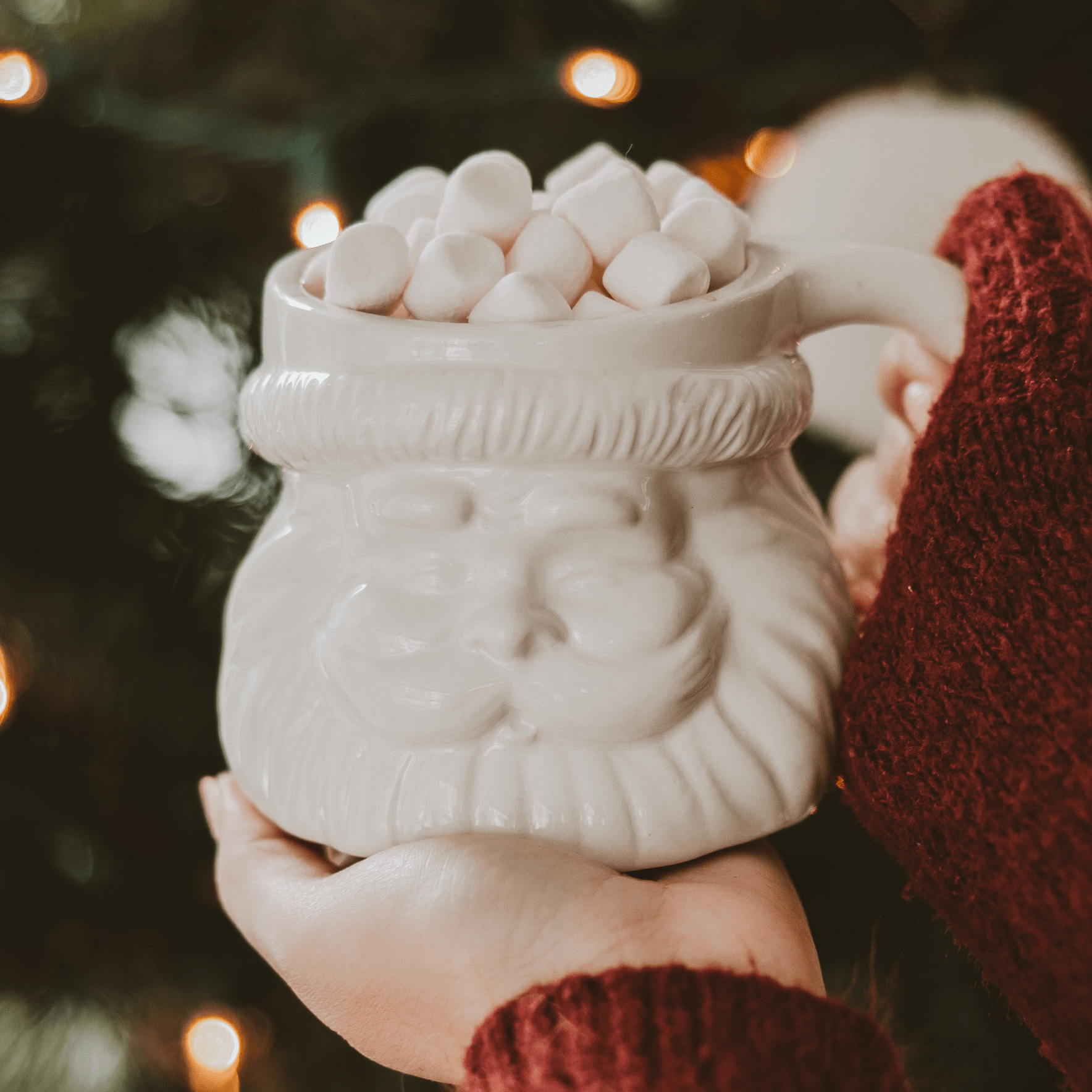 Taza de café con figura de Papá Noel de 433 ml