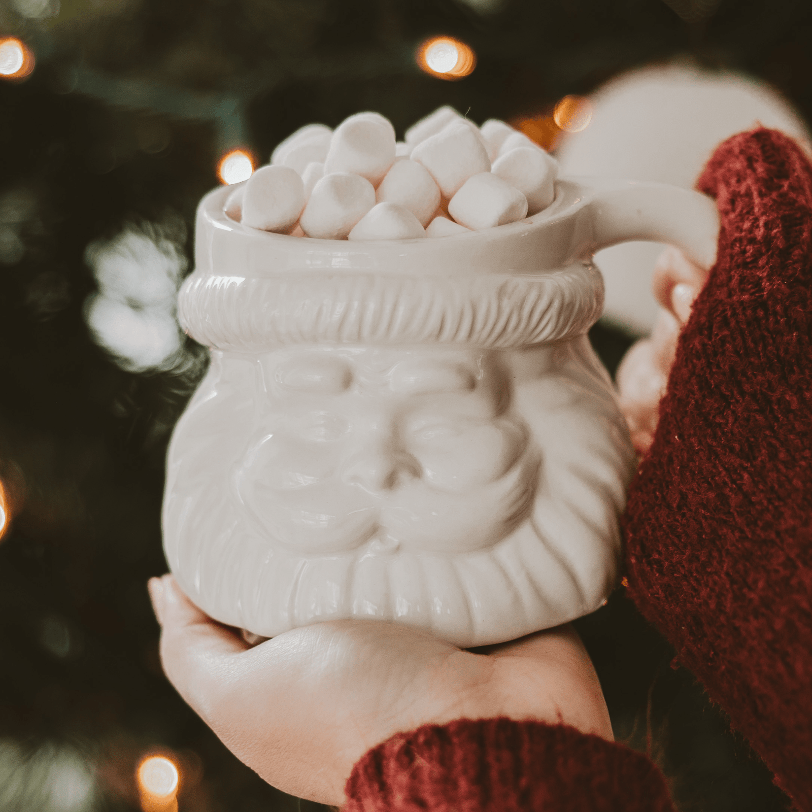 Taza de café con figura de Papá Noel de 433 ml