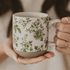 Taza de café de cerámica verde Delft de 450 ml