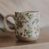 Taza de café de cerámica verde Delft de 450 ml