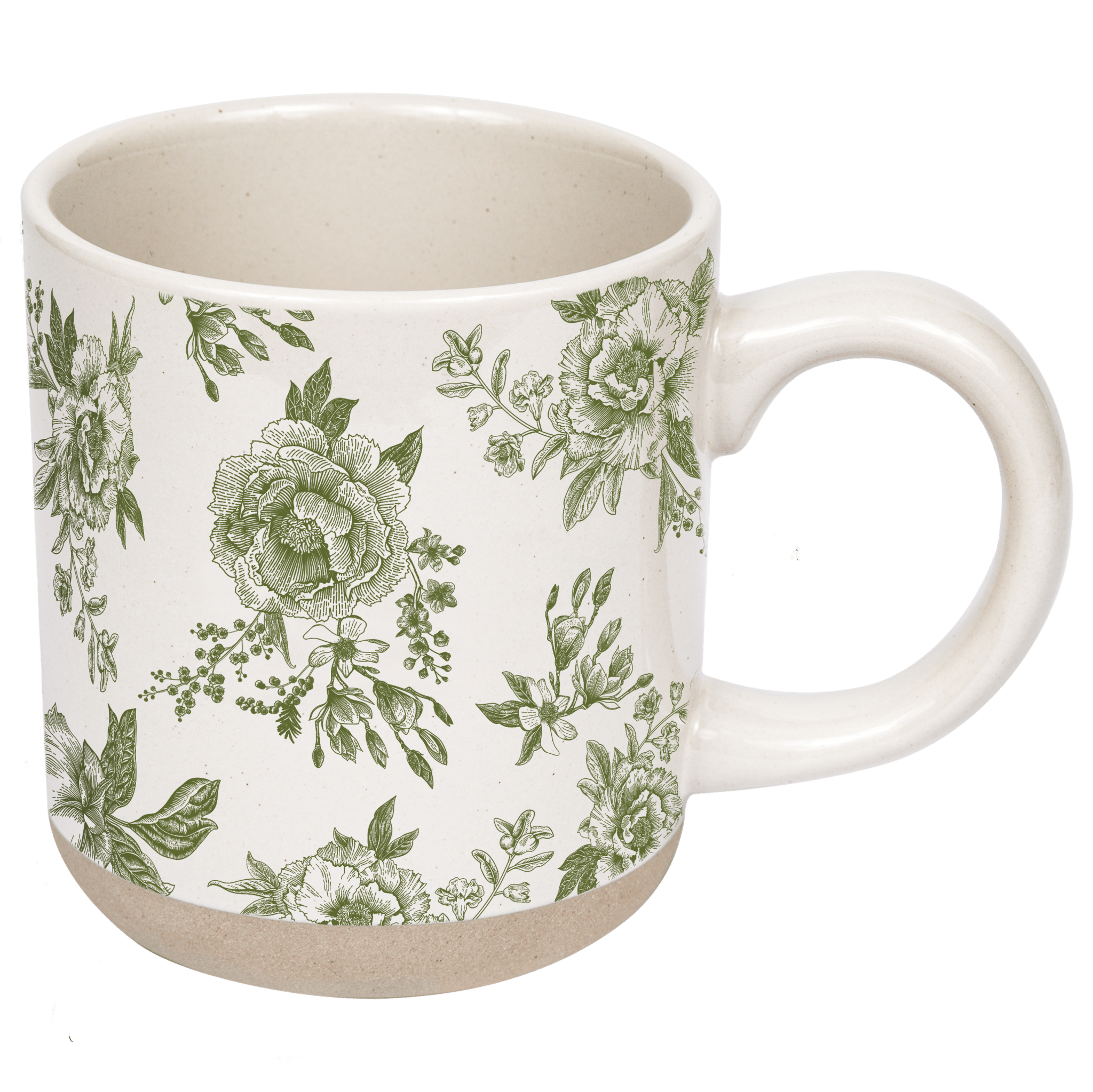 Taza de café de cerámica verde Delft de 450 ml