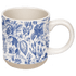 Taza de café de cerámica azul de Delft de 400 ml