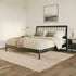 Cama Mid-Century Modern Slatted Solid Wood Bedframe Collection