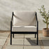 Sillón de exterior moderno de madera maciza de Colonia