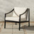 Sillón de exterior moderno de madera maciza de Colonia