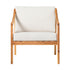 Sillón de exterior moderno de madera maciza de Colonia