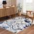 Alfombra de mármol azul crema Glendon