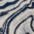 Alfombra de mármol azul crema Glendon