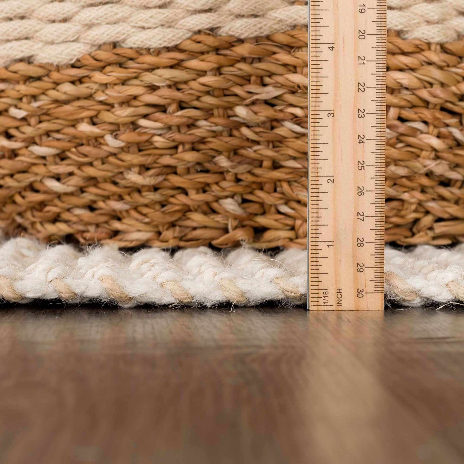 Alfombra de yute blanqueada de Senneterre