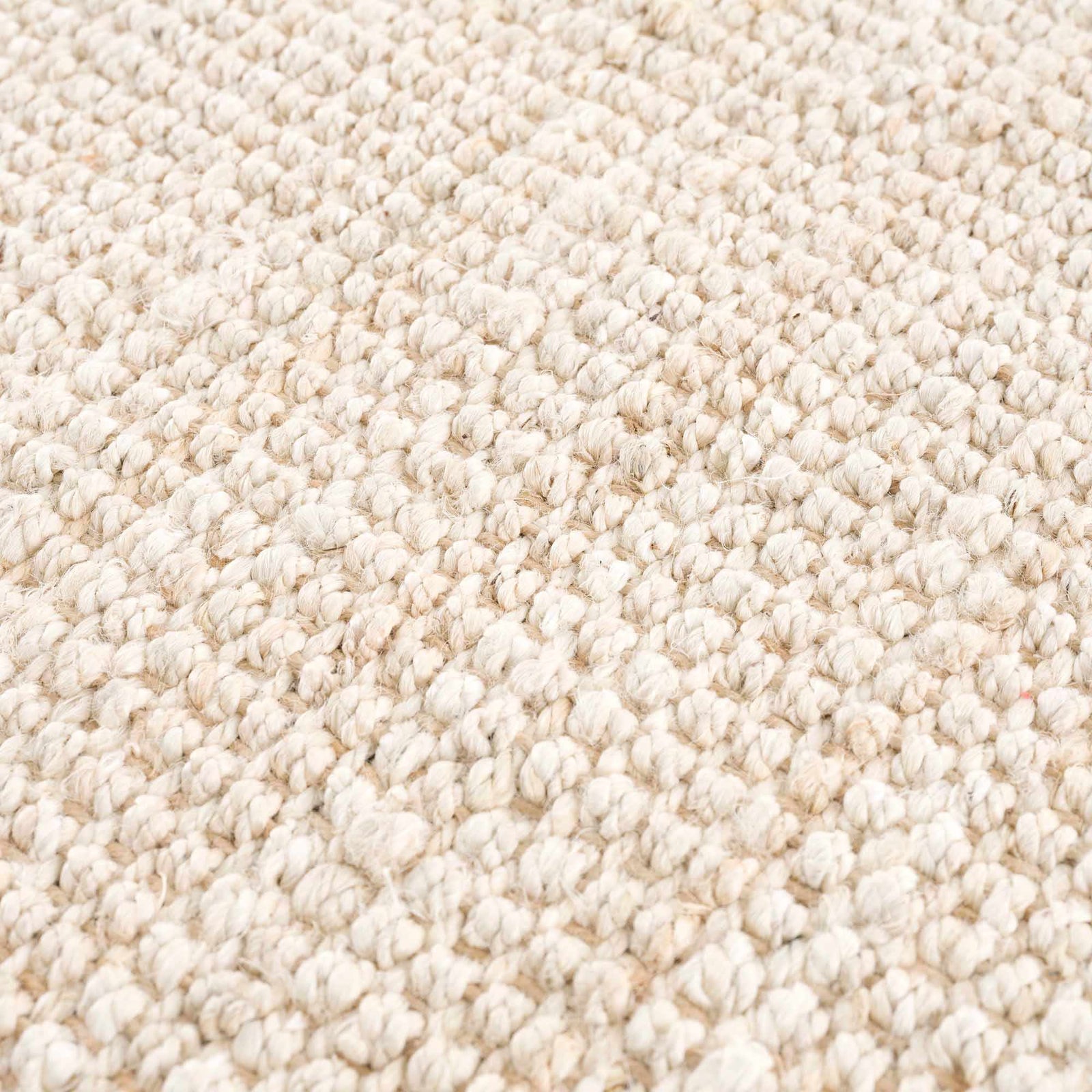 Alfombra de yute blanqueada de Senneterre