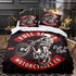 Juego de cama con funda de edredón y estampado Cafe Racer sin relleno