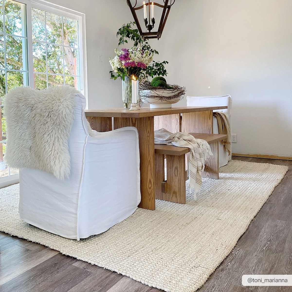 Alfombra de yute color beige Calla - Livabliss x Becki Owens