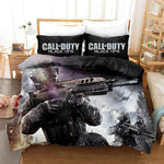 Juego de cama Call of Duty, funda de edredón sin relleno