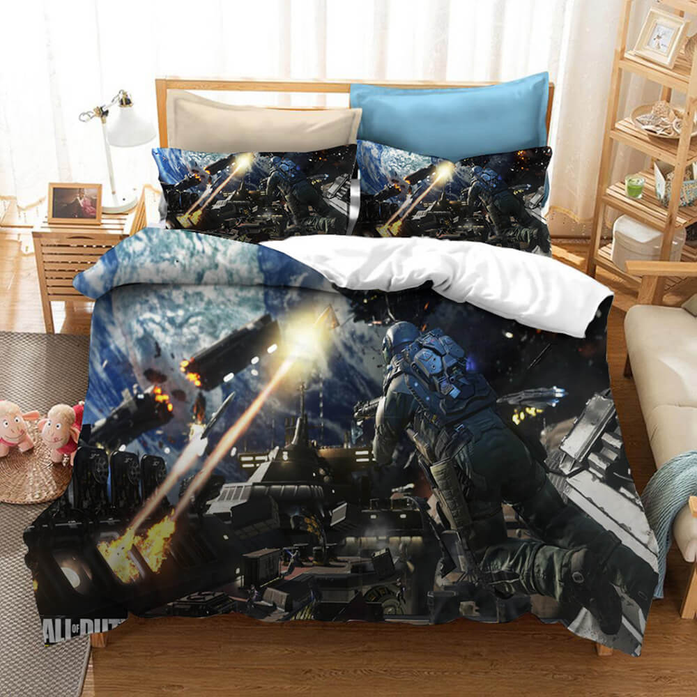 Juego de cama Call of Duty, funda de edredón sin relleno