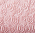 DaDa Bedding Rosey Pastel Blossom Pink Faux Fur Euro Throw Pillow Cover (171752)