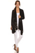 Sakkas Anjali Long Sleeve Draped Tie Dye Cardigan