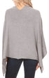 Sakkas Laurel Women's Super Soft Lightweight Cape Poncho Blanket Shawl Pullover