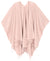 Sakkas Avi Women's Reversible Open Front Poncho Cardigan Ruana Cape Shawl W/Fringe