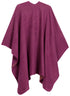 Poncho chal grande reversible para mujer Sakkas Mari, bufanda, capa, ruana y manta