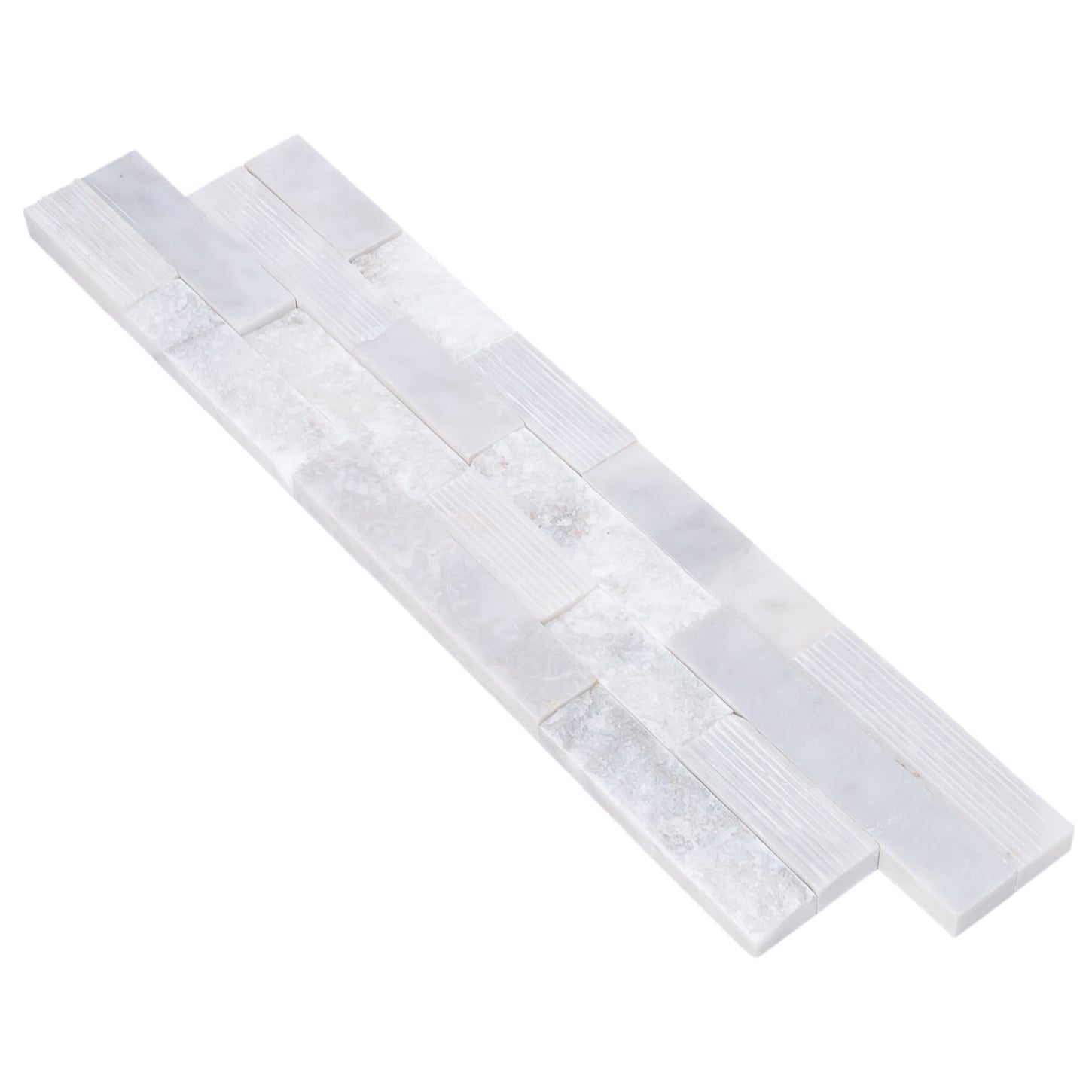 Carrara White Ledger Multi-surface 3D Panel 6