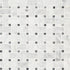 Carrara White Basketweave Pattern 12"x12" Honed Marble Mesh-Mounted Mosaic Tile- MSI Collection