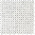 Carrara White Basketweave Pattern 12"x12" Honed Marble Mesh-Mounted Mosaic Tile- MSI Collection