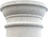 Statuario White Marble Doric Greek Hand-carved Column (D)16" (H)111"
