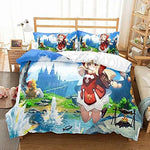 Cartoon Animation Cosplay Bedding Set Quilt Cover Without Filler