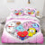 Cartoon BT21 BTS Bedding Set Quilt Duvet Cover Bedding Sets